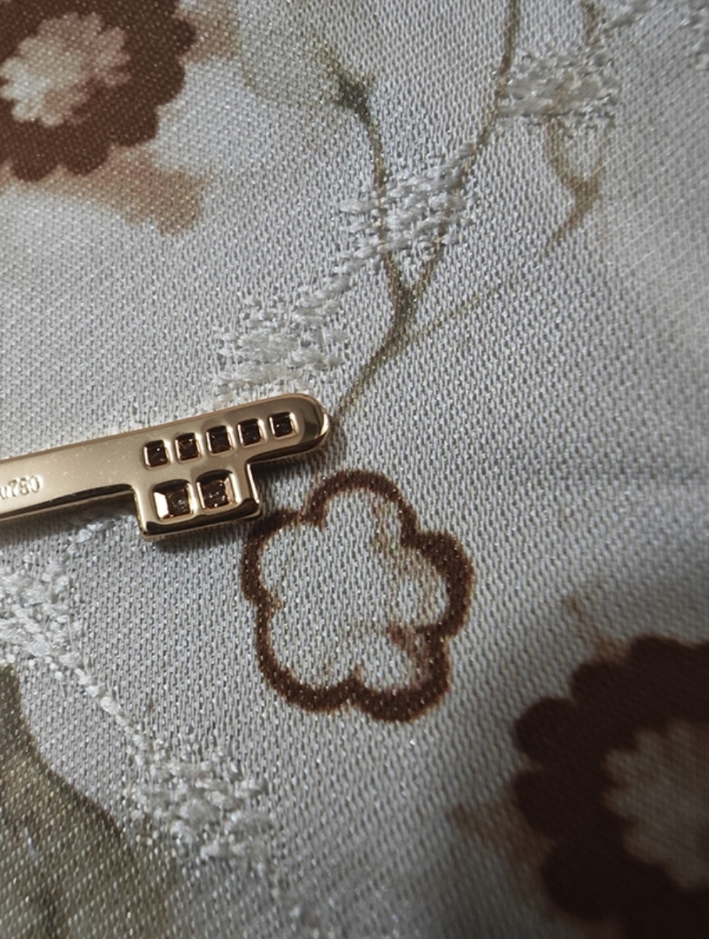 Tiffany & Co. 18K Gold Diamond Necklace - Picture 4 of 7